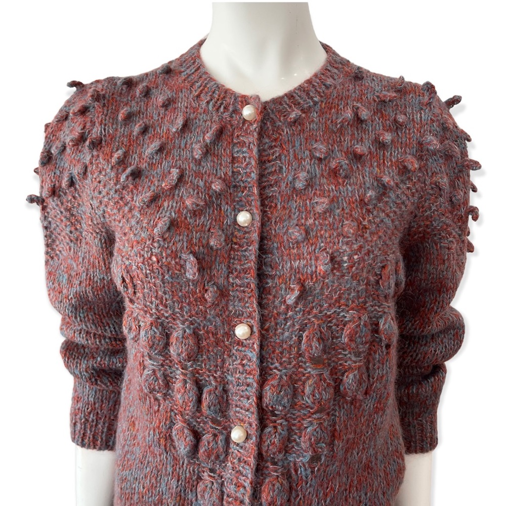 Vintage Trachten Hand Knit Cardigan